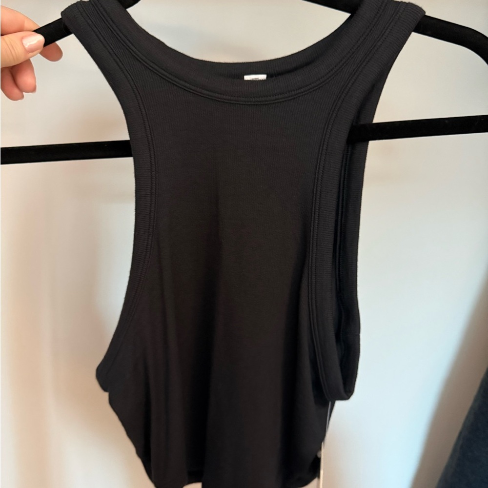 Black Lululemon Hold Tight Cropped Tank 2